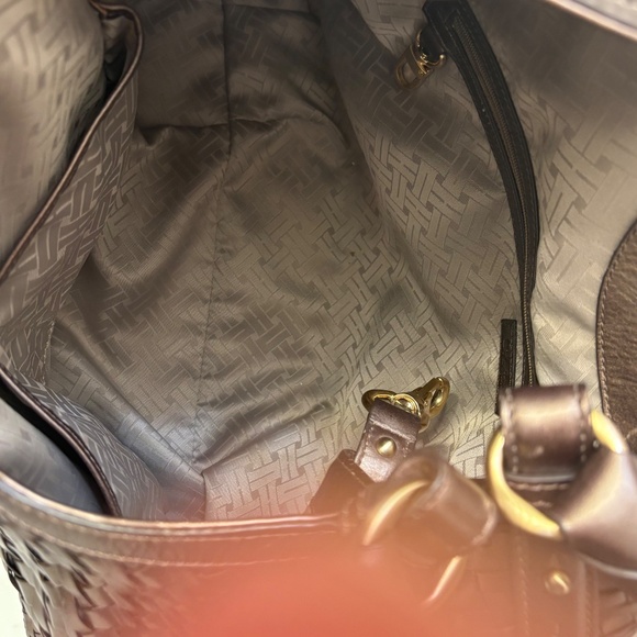 Cole Haan large Genevieve woven leather bag copper - Picture 15 of 15